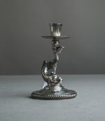 Kerzenhalter 925 Sterlingsilber (Deyhle Gebrüder, Schwäbisch Gmünd, 19./20. Jh.)