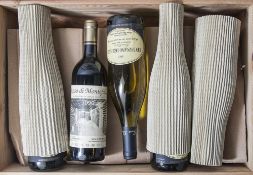 10-teiliges Konvolut von Weinflaschen