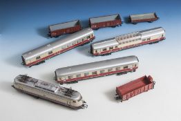 8-teiliges Konvolut von Märklin-Spielzeug