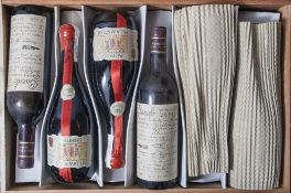 12-teiliges Konvolut von Weinflaschen