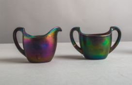 Zuckerschale und Sahnegießer (wohl 20er J.)