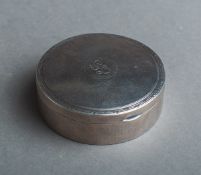Silberdeckeldose 900 Silber (20. Jh.)