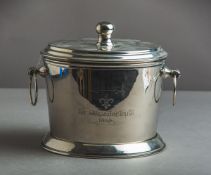 Eiswürfelkübel / Weinkühler / Champagnerkühler mit Deckel (Hazenkamp)