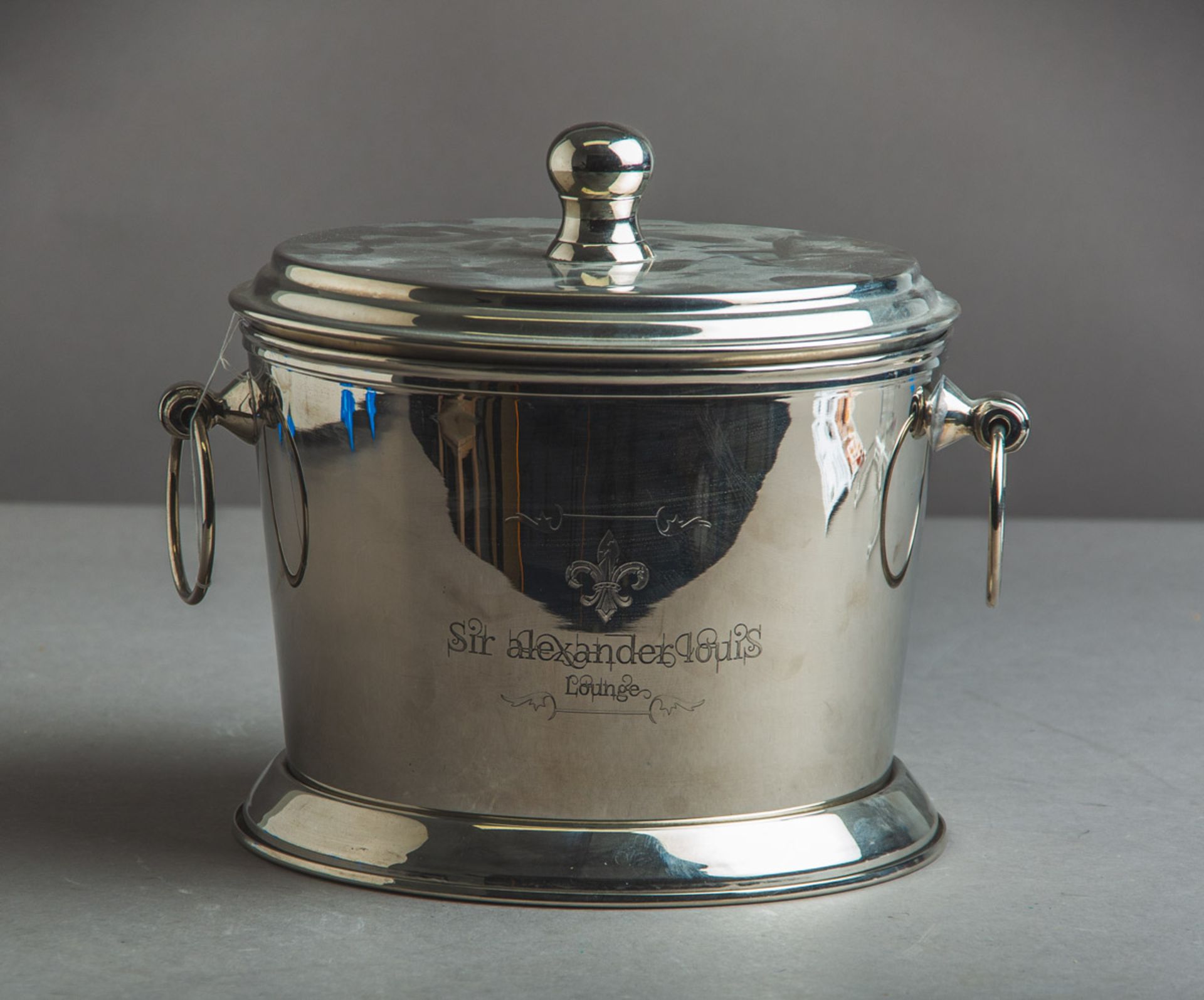 Eiswürfelkübel / Weinkühler / Champagnerkühler mit Deckel (Hazenkamp)