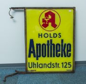 Apotheken- /Werbeschild (Berlin, wohl 1940/50er Jahre)