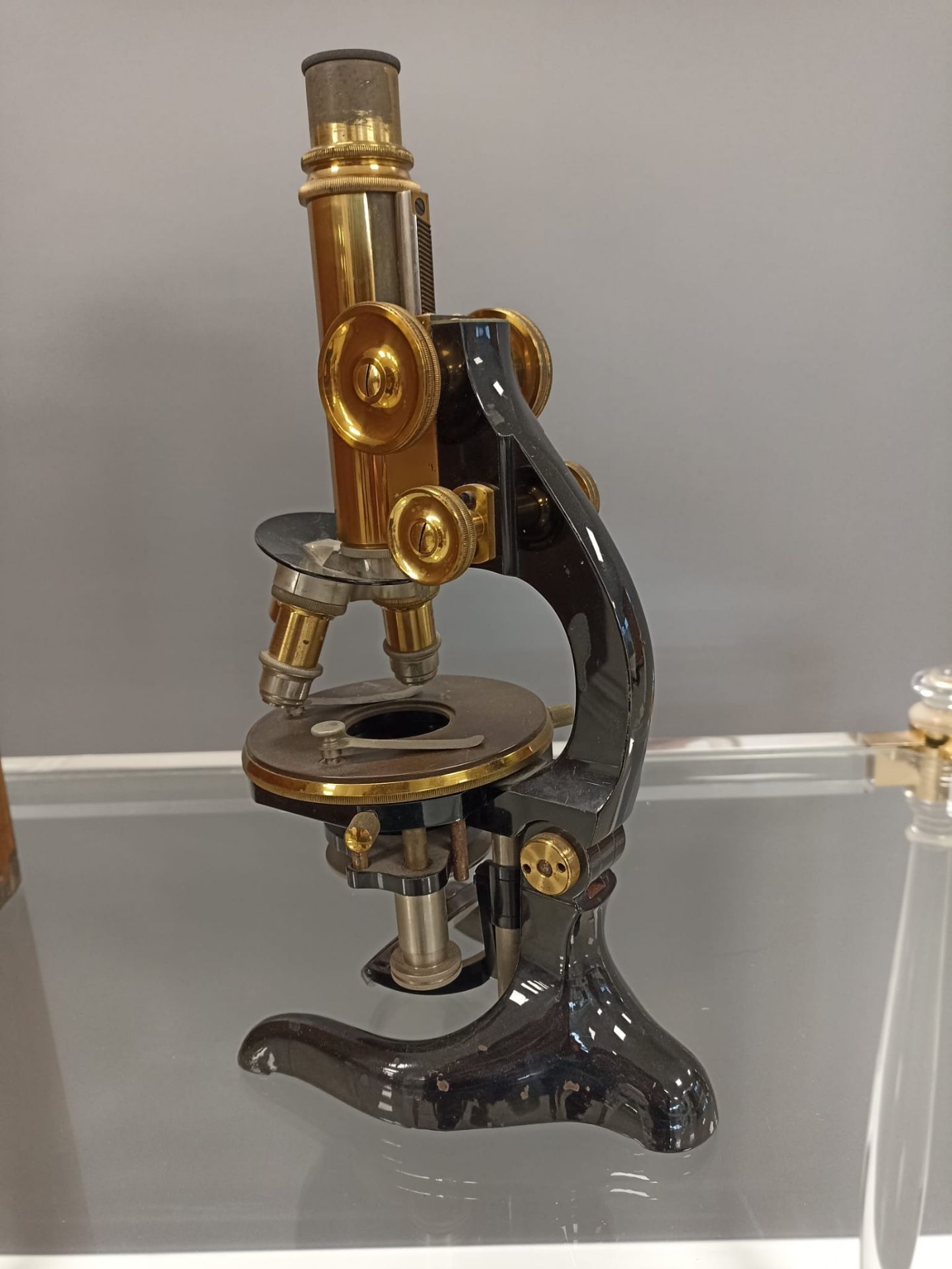 Mikroskop (Ernst Leitz, Wetzlar, um 1910) - Bild 13 aus 14