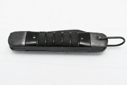 U.S. Circa WWII Navy Pilots Folding Survival Knife W/ OD Canvas Pouch - Colonial