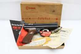 1960s Crosman Model 150, Single Shot, C02 Pellet Pistol W/ Box (No Paperwork Needed)