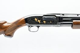 1 Of 4,000 - 1990 Browning Model 12 Grade V (Gold/ Engraved), 28 Ga., Pump, SN - 03197NM972
