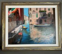 Ian Hargreaves (English 1957-) 'Midday Break' oil on panel 53cm x 68cm