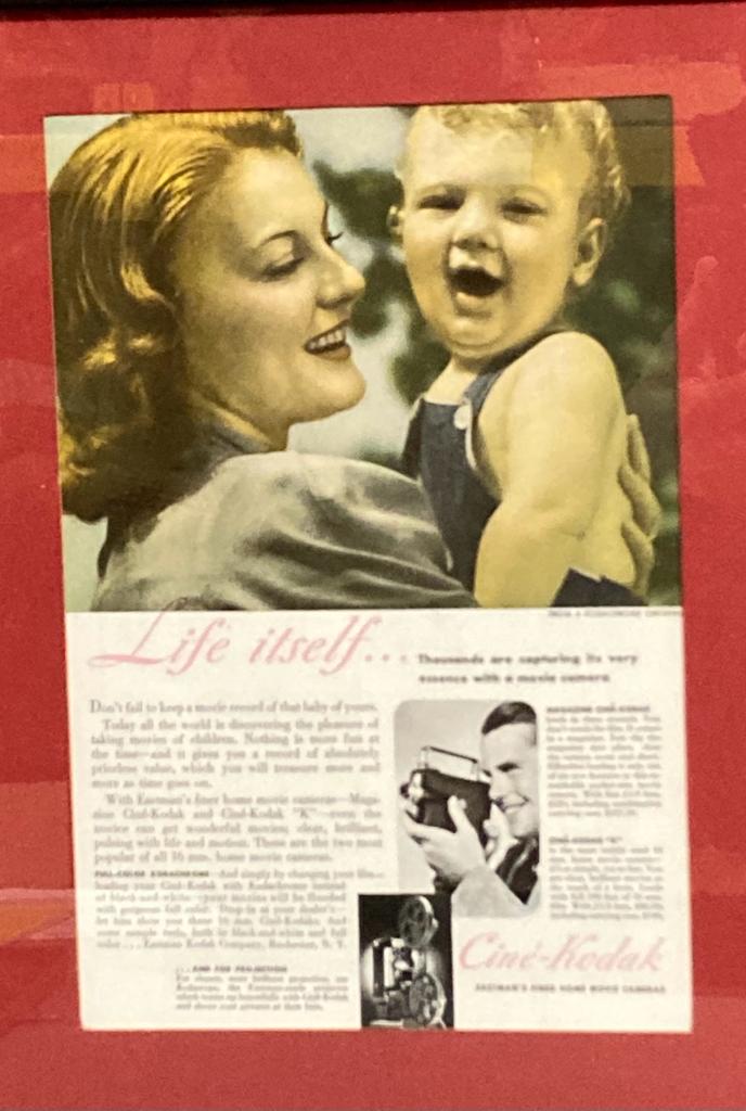 A selection of six vintage advertising posters framed to include Shaeffer's, Brick and Hoover - Image 4 of 5