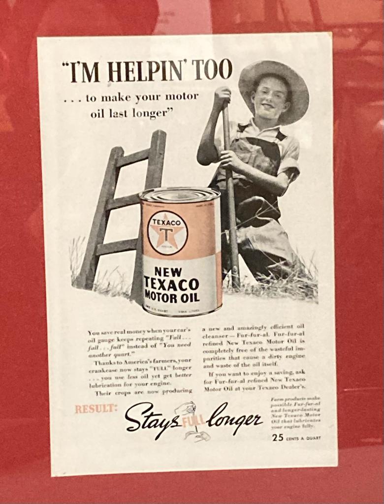 A selection of six vintage advertising posters framed to include Shaeffer's, Brick and Hoover - Image 2 of 5