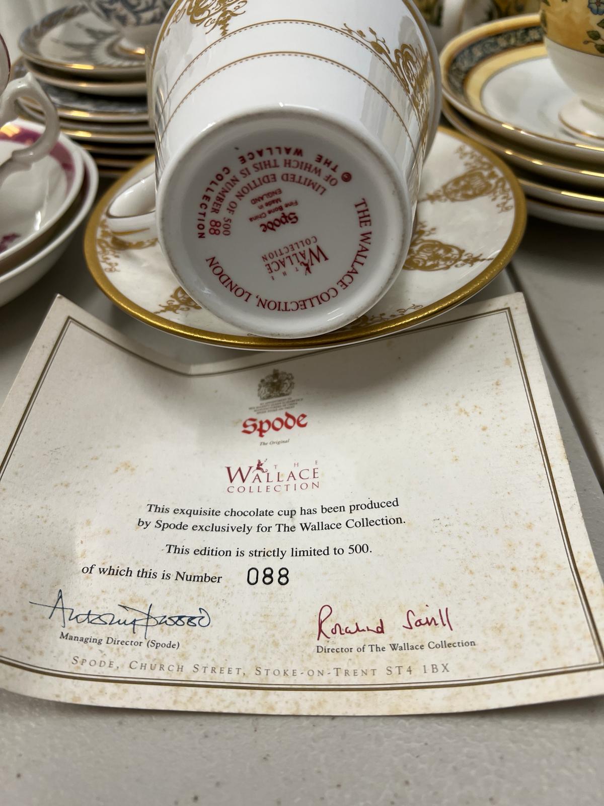 A mixed selection of china tea cups and teapots, various makers - Image 4 of 6