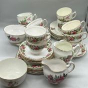 A selection of bone china by Ridgway Potteries 
