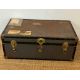 A travel trunk with brass locks (H37cm W94cm D51cm) - Image 1 of 2