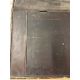 A mahogany desk top with hinged lid revealing storage and pigeon holes (H48cm W63cm D58cm) - Image 4 of 4