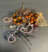 A small selection of costume jewellery