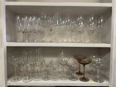 A collection of wine glasses