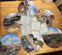 Six Wedgewood collector plates 