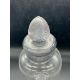 A glass apothecary jar with spiral glass lid (H34cm) - Image 2 of 2