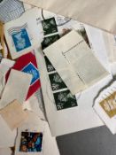 Four albums and some loose of UK and World stamps to include Indonesia, Romania and Poland