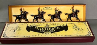 A boxed set of Britain's toy soldiers 