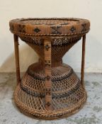 A Mid Century wicker 