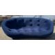 A contemporary blue upholstered Ploum Ligne Roset sofa (W249cm SH39cm D100cm) - Image 1 of 2