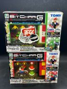 Two boxed Tomy Tomica Blt chair - G radio control car