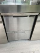 A Fisher and Paykel integrated two drawer dishwasher