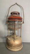 A vintage Tilley brass paraffin lamp