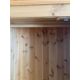 A pine wardrobe comprising of central mirrored door flanked by two panel doors with three drawers - Image 5 of 6