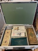 A large collection of cigarette cards