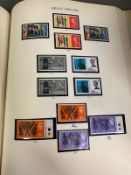 Five albums of UK stamps, various ages and denomination