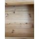 A pine wardrobe comprising of central mirrored door flanked by two panel doors with three drawers - Image 2 of 6