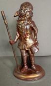 A Charles Dickens Mr Micawbe novelty fireside companion set