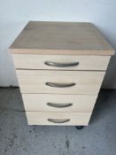 A side cabinet of desk drawers (H70cm W47cm D57cm)