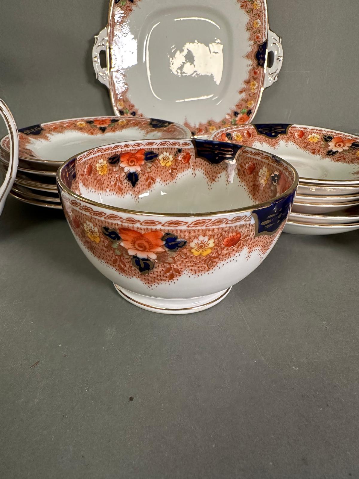 A part Royal Stafford tea service in a floral pattern with gilt detail - Image 3 of 4