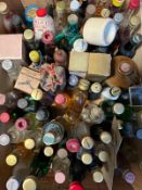 A selection of miniatures to include Johnnie Walker red, Bells, Smirnoff etc.