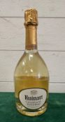 A 375ml Bottle of Ruinart Blanc De Blancs Champagne