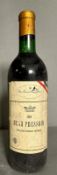 A bottle of 1966 Beau Pressoir wine