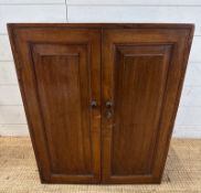 A vintage ,mahogany document cabinet, multiple document shelves over four short drawers (H66cm W56cm
