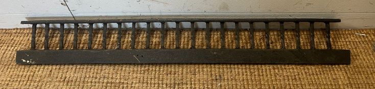 A reclaimed cast iron guard (H16cm W110cm)