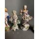 A selection of seven figurines, to include Chelsea and Staffordshire in varying conditions and - Image 4 of 5