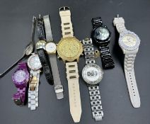 A selection of ladies costume wristwatches various makers