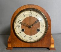 A Mid Century Smith eight day mantel clock