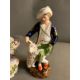 A selection of seven figurines, to include Chelsea and Staffordshire in varying conditions and - Image 3 of 5