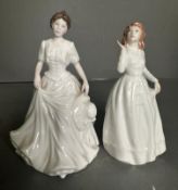 Two boxed Royal Doulton figures, Harmony and Joy
