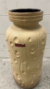 A Mid Century West German vase (H41cm Dia15cm)