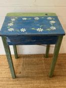 A painted kids desk (H80cm W61cm D46cm)
